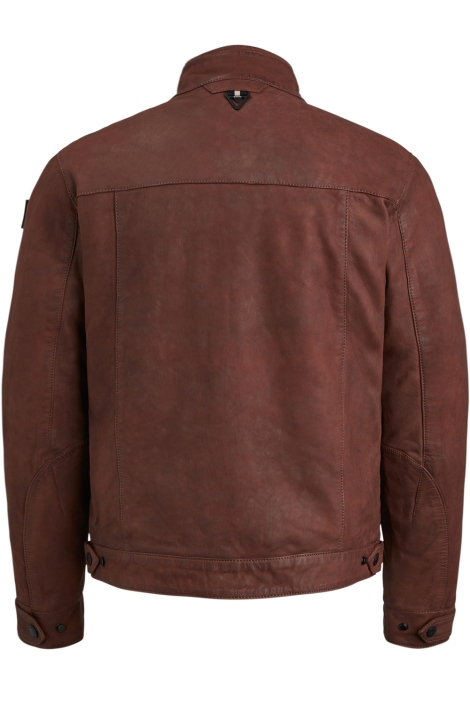 Vanguard short jacket sheep veg leather